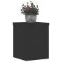 Soportes de plantas 2 uds madera ingeniería negro 15x15x20 cm de , Soportes para macetas - Ref: Foro24-852889, Precio: 24,87 ...