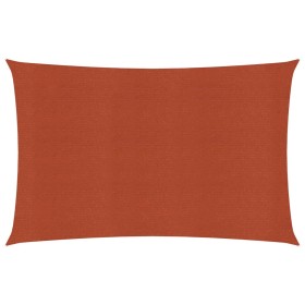 Toldo de vela HDPE terracota 160 g/m² 2x4 m de vidaXL, Sombrillas - Ref: Foro24-311339, Precio: 29,94 €, Descuento: %