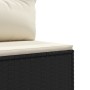 Set de muebles de jardín 5 pzas y cojines ratán sintético negro de , Conjuntos de jardín - Ref: Foro24-3308368, Precio: 342,0...