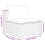 Set de muebles de jardín 5 pzas y cojines ratán sintético negro de , Conjuntos de jardín - Ref: Foro24-3308368, Precio: 342,0...