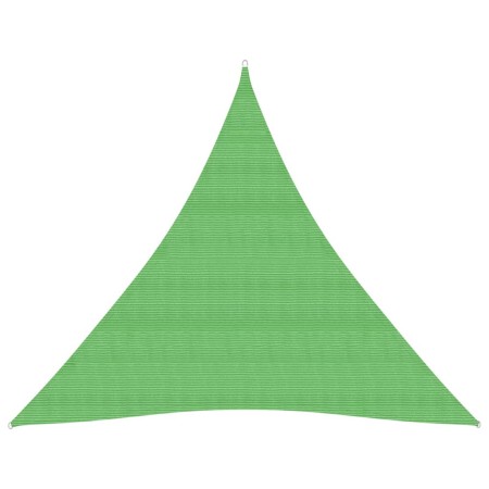 Toldo de vela HDPE verde claro 160 g/m² 5x5x5 m de vidaXL, Sombrillas - Ref: Foro24-311317, Precio: 32,71 €, Descuento: %