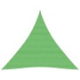 Toldo de vela HDPE verde claro 160 g/m² 5x5x5 m de vidaXL, Sombrillas - Ref: Foro24-311317, Precio: 32,71 €, Descuento: %