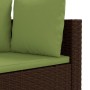 Set de sofás de jardín 10 pzas y cojines ratán sintético marrón de , Conjuntos de jardín - Ref: Foro24-3308406, Precio: 811,1...