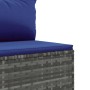 Set de sofás de jardín con cojines 9 pzas ratán sintético gris de , Conjuntos de jardín - Ref: Foro24-3308431, Precio: 570,54...