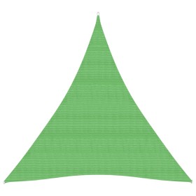 Toldo de vela HDPE verde claro 160 g/m² 5x6x6 m de vidaXL, Sombrillas - Ref: Foro24-311318, Precio: 55,95 €, Descuento: %