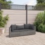Set de sofá de jardín 3 pzas y cojines ratán sintético gris de , Conjuntos de jardín - Ref: Foro24-3308450, Precio: 216,15 €,...