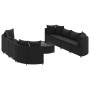 Set de sofás de jardín con cojines 9 pzas ratán sintético negro de , Conjuntos de jardín - Ref: Foro24-3308427, Precio: 653,8...