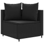 Set de sofás de jardín con cojines 9 pzas ratán sintético negro de , Conjuntos de jardín - Ref: Foro24-3308427, Precio: 653,8...