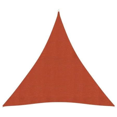 Toldo de vela HDPE terracota 160 g/m² 4x4x4 m de vidaXL, Sombrillas - Ref: Foro24-311368, Precio: 34,79 €, Descuento: %