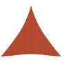 Toldo de vela HDPE terracota 160 g/m² 4x4x4 m de vidaXL, Sombrillas - Ref: Foro24-311368, Precio: 35,54 €, Descuento: %