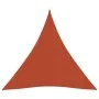 Toldo de vela HDPE terracota 160 g/m² 4x4x4 m de vidaXL, Sombrillas - Ref: Foro24-311368, Precio: 34,79 €, Descuento: %