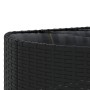Set de muebles de jardín 5 pzas y cojines ratán sintético negro de , Conjuntos de jardín - Ref: Foro24-3308444, Precio: 392,9...
