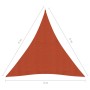 Toldo de vela HDPE terracota 160 g/m² 4x4x4 m de vidaXL, Sombrillas - Ref: Foro24-311368, Precio: 35,54 €, Descuento: %