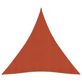 Toldo de vela HDPE terracota 160 g/m² 4,5x4,5x4,5 m de vidaXL, Sombrillas - Ref: Foro24-311370, Precio: 36,38 €, Descuento: %