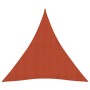 Toldo de vela HDPE terracota 160 g/m² 4,5x4,5x4,5 m de vidaXL, Sombrillas - Ref: Foro24-311370, Precio: 38,21 €, Descuento: %