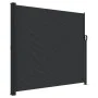Toldo lateral retráctil negro 180x500 cm de , Sombrillas - Ref: Foro24-4004444, Precio: 116,09 €, Descuento: %