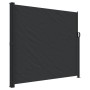 Toldo lateral retráctil negro 180x500 cm de , Sombrillas - Ref: Foro24-4004444, Precio: 123,40 €, Descuento: %