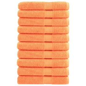 Toallas premium SOLUND 10 unidades naranja 100x200 cm 600 gsm de , Toallas - Ref: Foro24-137391, Precio: 243,79 €, Descuento: %