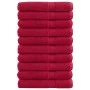 Toallas premium SOLUND 10 unidades rojo 100x200 cm 600 gsm de , Toallas - Ref: Foro24-137415, Precio: 229,59 €, Descuento: %