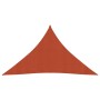 Toldo de vela HDPE terracota 160 g/m² 3,5x3,5x4,9 m de vidaXL, Sombrillas - Ref: Foro24-311367, Precio: 29,63 €, Descuento: %