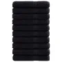 Toallas de sauna SOLUND 10 unidades negro 80x200 cm 600 gsm de , Toallas - Ref: Foro24-137436, Precio: 185,86 €, Descuento: %