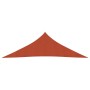 Toldo de vela HDPE terracota 160 g/m² 3,5x3,5x4,9 m de vidaXL, Sombrillas - Ref: Foro24-311367, Precio: 29,63 €, Descuento: %