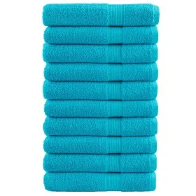 Toallas de sauna SOLUND 10 unidades turquesa 80x200 cm 600 gsm de , Toallas - Ref: Foro24-137460, Precio: 178,97 €, Descuento: %