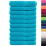Toallas de sauna SOLUND 10 unidades turquesa 80x200 cm 600 gsm de , Toallas - Ref: Foro24-137460, Precio: 182,15 €, Descuento: %