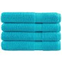 Toallas premium SOLUND 4 unidades turquesa 100x200 cm 600 gsm de , Toallas - Ref: Foro24-137462, Precio: 112,43 €, Descuento: %