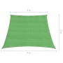 Toldo de vela HDPE verde claro 160 g/m² 3/4x3 m de vidaXL, Sombrillas - Ref: Foro24-311324, Precio: 36,51 €, Descuento: %