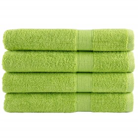 Toallas premium SOLUND 4 uds verde manzana 100x200 cm 600 gsm de , Toallas - Ref: Foro24-137510, Precio: 101,26 €, Descuento: %