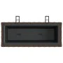 Jardineras con ganchos 2 unidades ratán sintético marrón de , Maceteros y jardineras - Ref: Foro24-366399, Precio: 60,69 €, D...