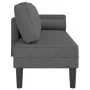 Sofá diván con cojines tela gris oscuro de , Divanes - Ref: Foro24-4007580, Precio: 129,28 €, Descuento: %
