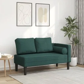 Sofá diván con cojines tela verde oscuro de , Divanes - Ref: Foro24-4007582, Precio: 171,00 €, Descuento: %