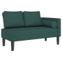 Sofá diván con cojines tela verde oscuro de , Divanes - Ref: Foro24-4007582, Precio: 179,65 €, Descuento: %