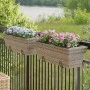 Jardineras con ganchos 2 unidades ratán sintético gris by , Pots and planters - Ref: Foro24-366400, Price: 62,65 €, Discount: %