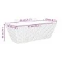 Jardineras con ganchos 2 unidades ratán sintético gris by , Pots and planters - Ref: Foro24-366400, Price: 62,65 €, Discount: %