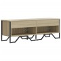 Mueble de TV madera de ingeniería roble Sonoma 122x34x41 cm de , Muebles TV - Ref: Foro24-848585, Precio: 62,15 €, Descuento: %
