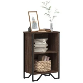 Estantería de madera de ingeniería marrón roble 50x31x74,5 cm de , Librerías y estanterías - Ref: Foro24-848603, Precio: 38,1...
