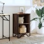Estantería de madera de ingeniería marrón roble 50x31x74,5 cm de , Librerías y estanterías - Ref: Foro24-848603, Precio: 38,6...