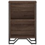 Estantería de madera de ingeniería marrón roble 50x31x74,5 cm de , Librerías y estanterías - Ref: Foro24-848603, Precio: 38,6...