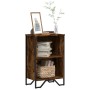 Estantería madera de ingeniería roble ahumado 50x31x74,5 cm de , Librerías y estanterías - Ref: Foro24-848601, Precio: 37,86 ...