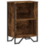 Estantería madera de ingeniería roble ahumado 50x31x74,5 cm de , Librerías y estanterías - Ref: Foro24-848601, Precio: 37,86 ...
