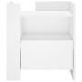 Mesita de noche madera de ingeniería blanco 45x50x50 cm de , Mesitas de noche - Ref: Foro24-848276, Precio: 64,87 €, Descuent...