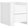 Mesita de noche madera de ingeniería blanco 45x50x50 cm de , Mesitas de noche - Ref: Foro24-848283, Precio: 56,59 €, Descuent...