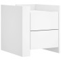 Mesita de noche madera de ingeniería blanco 45x50x50 cm de , Mesitas de noche - Ref: Foro24-848283, Precio: 57,29 €, Descuent...