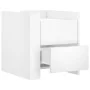Mesita de noche madera de ingeniería blanco 45x50x50 cm de , Mesitas de noche - Ref: Foro24-848283, Precio: 56,59 €, Descuent...