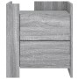 Mesita de noche madera de ingeniería gris Sonoma 45x50x50 cm de , Mesitas de noche - Ref: Foro24-848288, Precio: 58,08 €, Des...