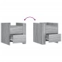 Mesita de noche madera de ingeniería gris Sonoma 45x50x50 cm de , Mesitas de noche - Ref: Foro24-848288, Precio: 58,08 €, Des...