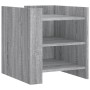 Mesita de noche madera de ingeniería gris Sonoma 45x50x50 cm de , Mesitas de noche - Ref: Foro24-848295, Precio: 46,61 €, Des...
